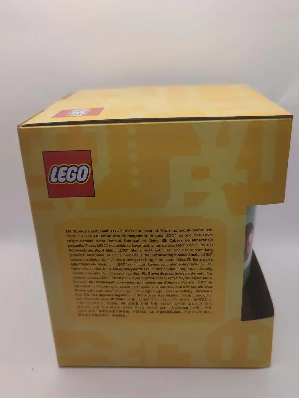 LEGO Halloween Edition Storage Head Small - Skeleton Zombie Green